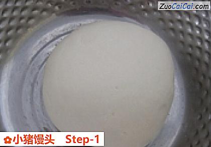 小猪馒头做法第一步骤