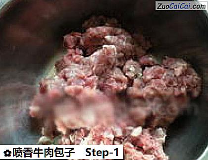 喷香牛肉包子做法第一步骤