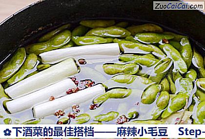 麻辣小毛豆做法第三步骤