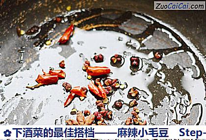 麻辣小毛豆做法第五步骤
