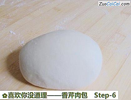 香芹肉包做法第六步骤