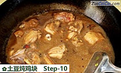土豆炖鸡块做法第十步骤
