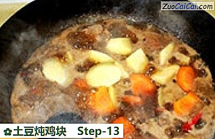 土豆炖鸡块做法第十三步骤