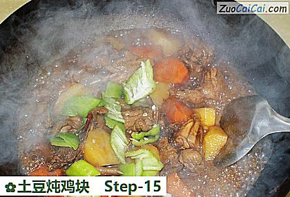 土豆炖鸡块做法第十五步骤