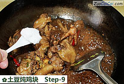 土豆炖鸡块做法第九步骤