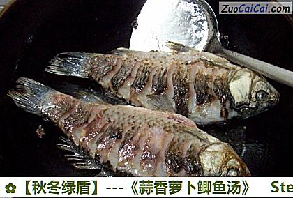 -《蒜香萝卜鲫鱼汤》做法第八步骤