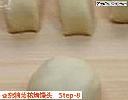 杂粮菊花烤馒头做法第八步骤