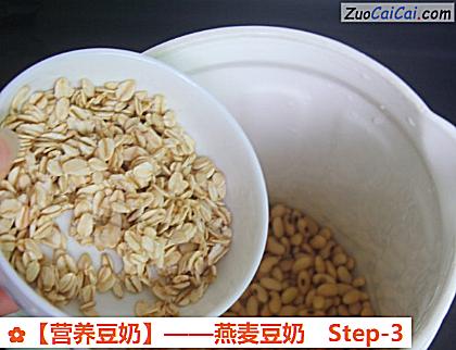 燕麦豆奶做法第三步骤