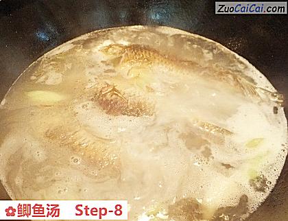 鲫鱼汤做法第八步骤