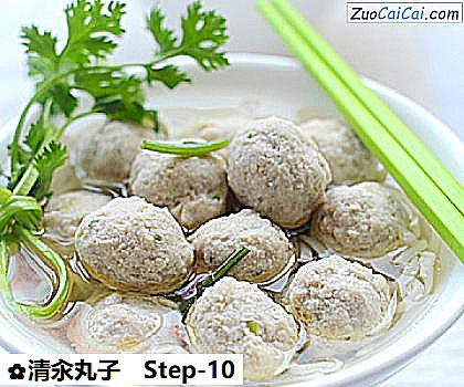 清汆丸子成品图1