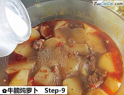 牛腩炖萝卜做法第九步骤