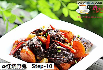 红烧野兔做法第十步骤