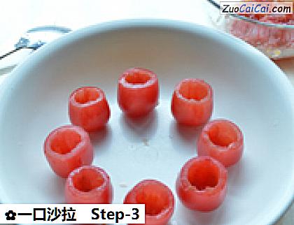 一口沙拉做法第三步骤