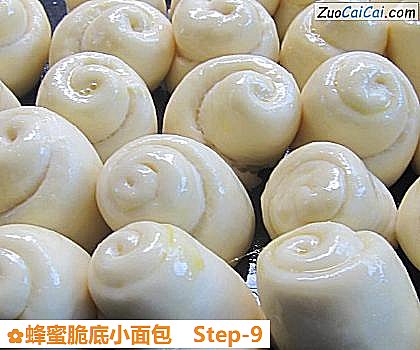 蜂蜜脆底小面包做法第九步骤