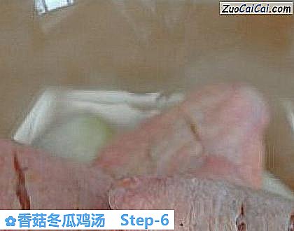 香菇冬瓜鸡汤做法第六步骤