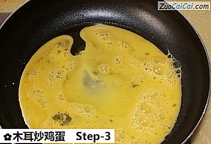 木耳炒鸡蛋做法第三步骤