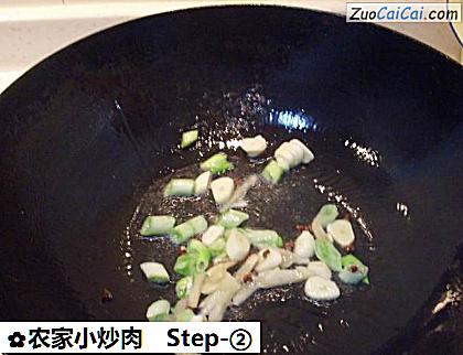 农家小炒肉做法第二步骤