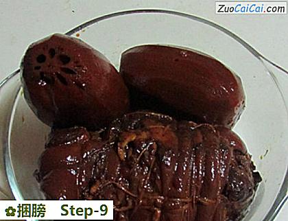 捆膀做法第九步骤