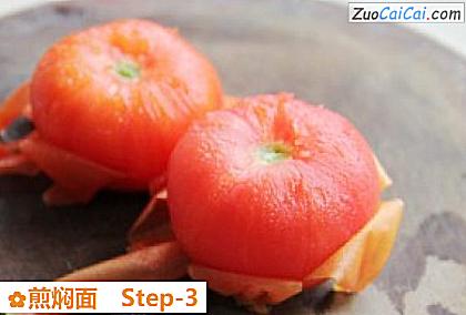 煎焖面做法第三步骤