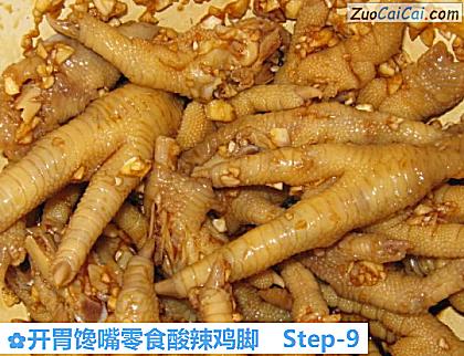 开胃馋嘴零食酸辣鸡脚做法第九步骤