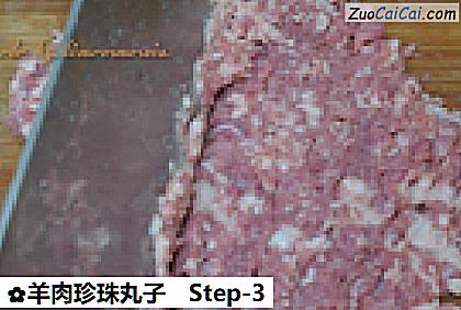 羊肉珍珠丸子做法第三步骤