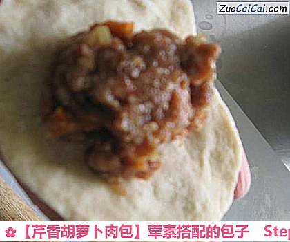 芹香胡萝卜肉包做法第十二步骤