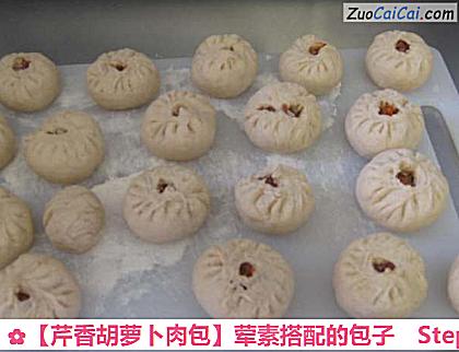 芹香胡萝卜肉包做法第十五步骤