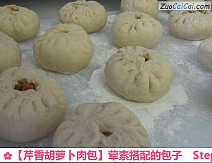 芹香胡萝卜肉包做法第十六步骤