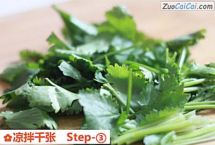 凉拌千张做法第三步骤