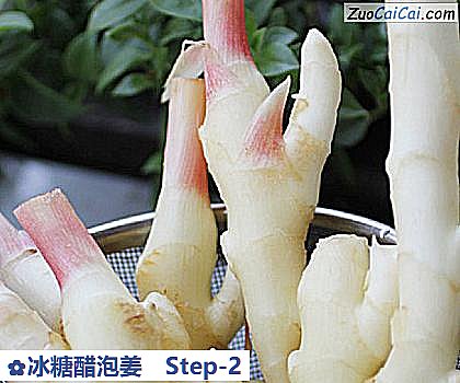 冰糖醋泡姜做法第二步骤
