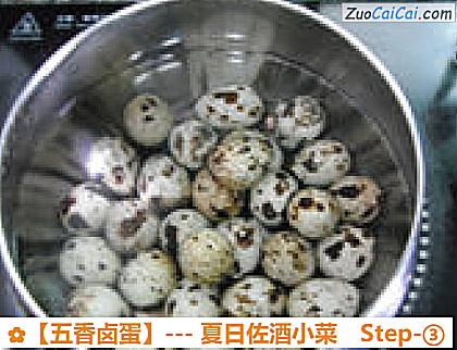 五香卤蛋做法第三步骤