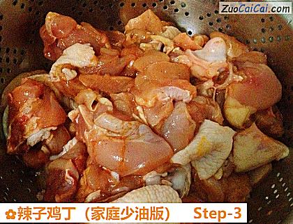 辣子鸡丁做法第三步骤