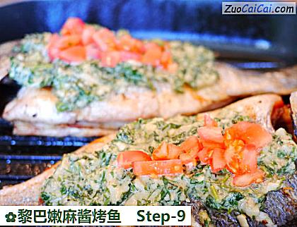 黎巴嫩麻酱烤鱼做法第九步骤