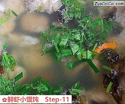 鲜虾小馄饨做法第十一步骤