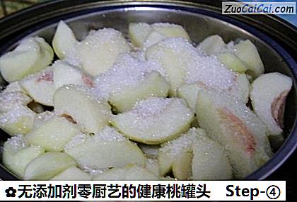 无添加剂零厨艺的健康桃罐头做法第四步骤