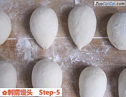 刺猬馒头做法第五步骤