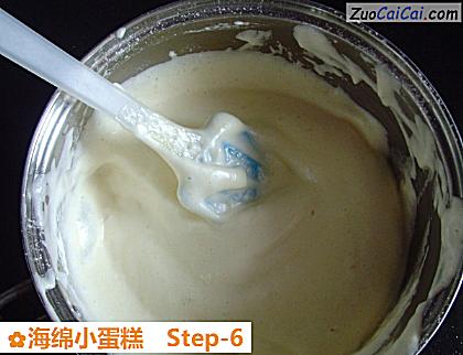 海绵小蛋糕做法第六步骤