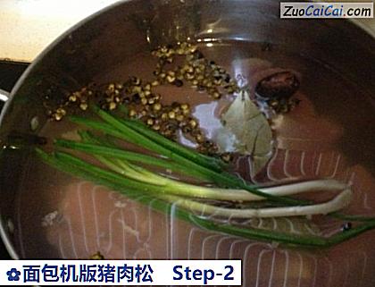 面包机版猪肉松做法第二步骤