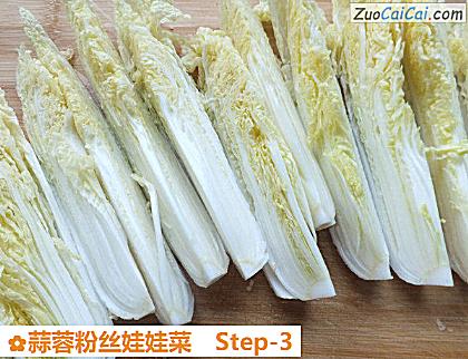 蒜蓉粉丝娃娃菜做法第三步骤