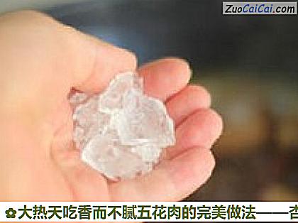 大热天吃香而不腻五花肉的完美做法做法第九步骤