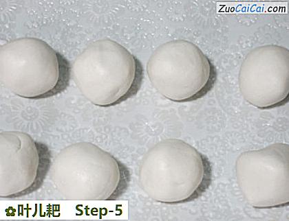 叶儿耙做法第五步骤