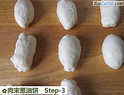 肉末葱油饼做法第三步骤