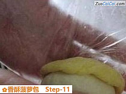 香酥菠萝包做法第十一步骤