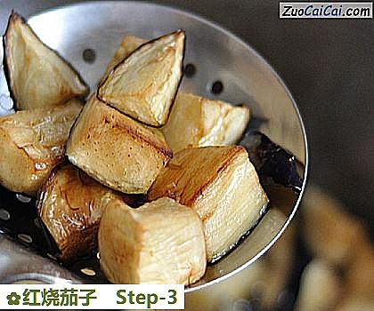 红烧茄子做法第三步骤