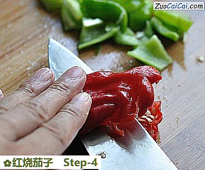 红烧茄子做法第四步骤