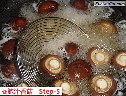 鲍汁香菇做法第五步骤