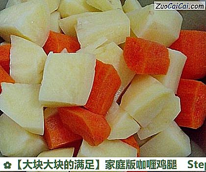 家庭版咖喱鸡腿做法第三步骤