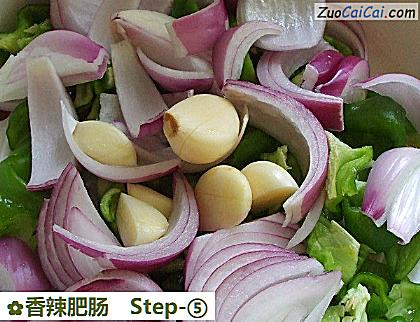 香辣肥肠做法第五步骤