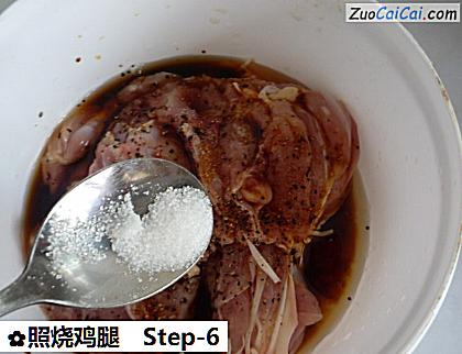 照烧鸡腿做法第六步骤