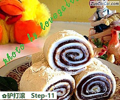 驴打滚做法第十一步骤